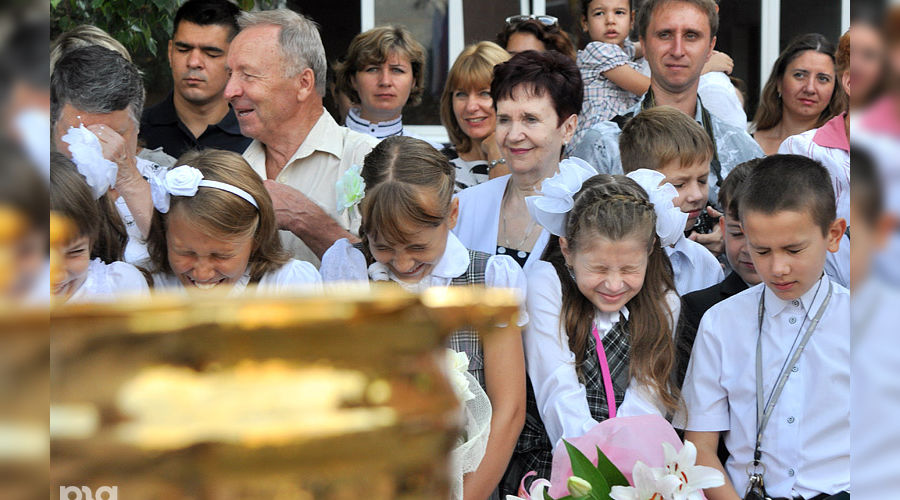 1 сентября в краснодарской школе © Елена Синеок. ЮГА.ру