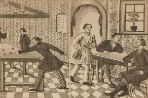 «Два крестьянина вошедши в трактир…» (1894) &copy;&nbsp;Русская народная картинка-лубок, общественное достояние