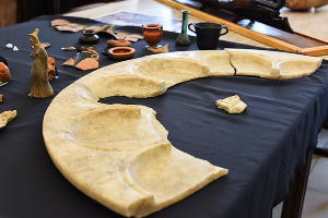 Раскопки в Фанагории. Уцелевшая гробница позднеантичной эпохи © Фото Елены Синеок, Юга.ру