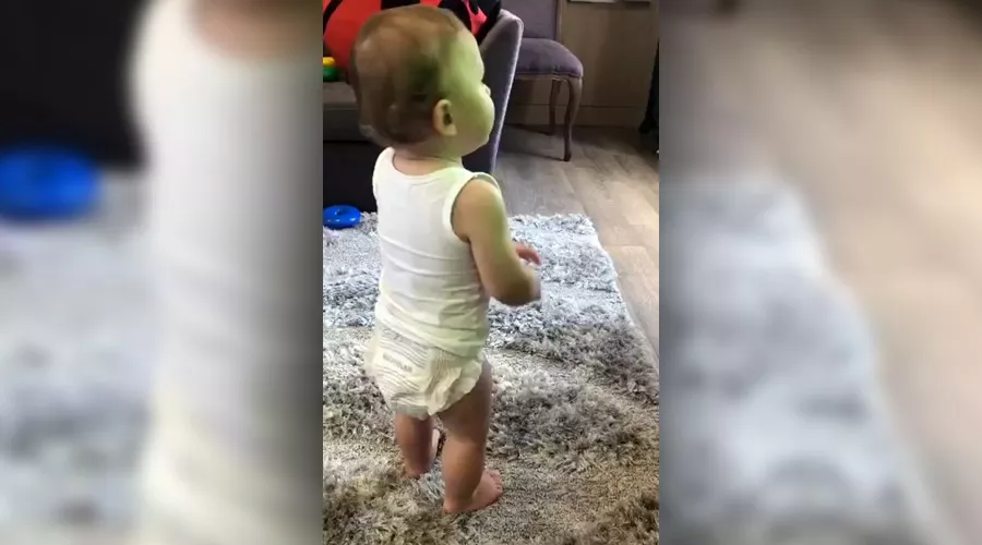 Ребенок Евгения Первышова &copy;&nbsp;Скриншот видео из телеграм-канала Евгения Первышова t.me/PervyshovEA