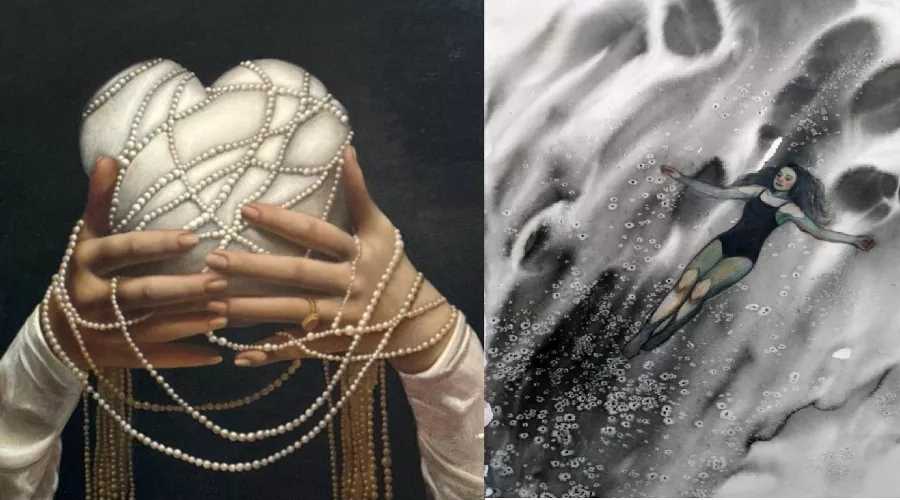 Работы Арины Коржиковой и Анастасии Ярошевой &copy;&nbsp;Фотографии предоставлены пресс-службой сети &laquo;Монитор&raquo;