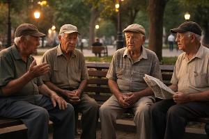 пенсионер &copy;&nbsp;Изображение сгенерировано нейросетью Gigachat