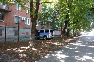Место происшествия на ул. Колхозной  &copy;&nbsp;Фото Юга.ру