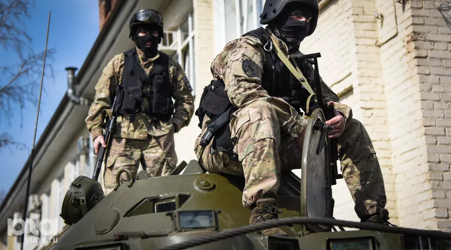 СОБР "Беркут" ГУ МВД России по Краснодарскому краю &copy;&nbsp;Фото Елены Синеок, Юга.ру