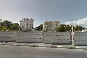 За забором — стадион «Спартак» &copy;&nbsp;Скриншот с сайта www.google.ru/maps/