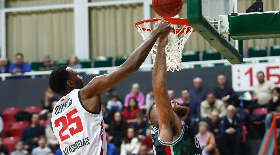 Матч Еврокубка УНИКС — «Локомотив-Кубань» © Фото пресс-службы ПБК «Локомотив-Кубань»