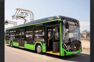 электробус &copy;&nbsp;скриншот из телеграм-канала Любимый Сочи https://t.me/love_sochi/23256