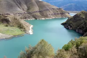 Озеро Гижгит &copy;&nbsp;Скриншот с видео канала &laquo;Самсунг Нот&raquo; на сайте youtube.com