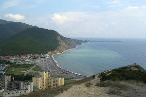 Вид на побережье Чёрного моря у долины Сукко © Фото Сергея Дукачева, wikimedia.org