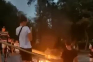  &copy;&nbsp;Скриншот из видео паблика во &laquo;Вконтакте&raquo; &laquo;ЧП Краснодар&raquo;, vk.com/krd_chp
