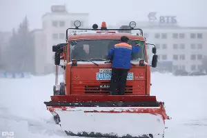 Снегопад в Ставрополе &copy;&nbsp;Эдуард Корниенко, ЮГА.ру