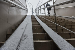 Снег в Краснодаре © Фото Елены Синеок, Юга.ру