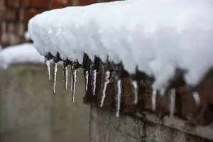 Снег в Краснодаре &copy;&nbsp;Фото Елены Синеок, Юга.ру