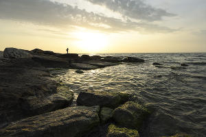 Берег Каспийского моря &copy;&nbsp;Фото Елены Синеок, Юга.ру