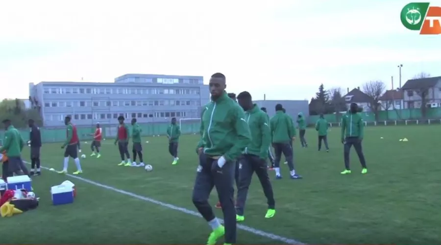 Сборная Кот-д'Ивуара по футболу &copy;&nbsp;Скриншот видео из канала FIF в YouTube, youtube.com/user/FIFCI1