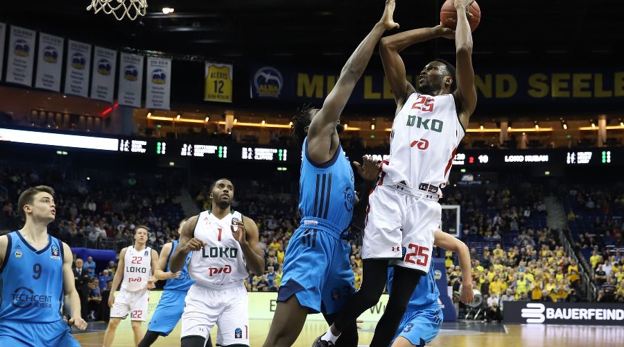 Матч Еврокубка «Альба» — «Локомотив-Кубань» © Фото пресс-службы ПБК «Локомотив-Кубань»