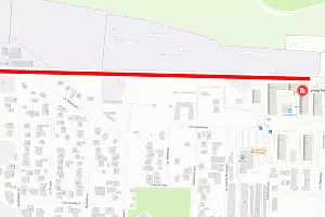 Один из участков для ремонта &copy;&nbsp;Скриншот yandex.ru/maps