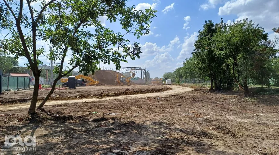 Строительство Западной трамвайной ветки в Краснодаре &copy;&nbsp;Фото Иолины Грибковой, Юга.ру