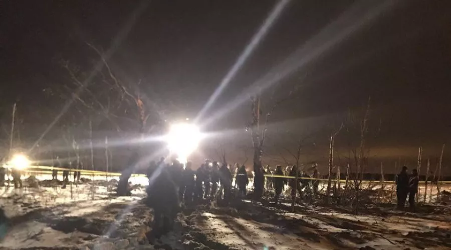 Крушение Ан-148 в Московской области &copy;&nbsp;Фото из телеграм-канала &laquo;Следком&raquo;, t.me/sledcom_rf