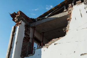 Взорвавшийся дом по ул. Славянской © Фото Елены Синеок, Юга.ру