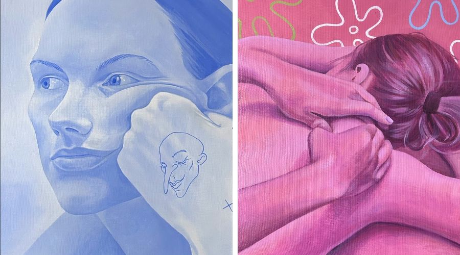  © Коллаж из фотографий работ Анастасии Булгаковой