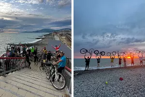 Коллаж из фото с прошлого велозаезда &copy;&nbsp;фото Даниила Набокова