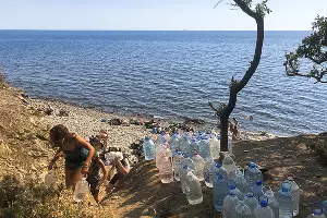 Пожар в заповеднике «Утриш» &copy;&nbsp;Фото Виталия Кавтарадзе