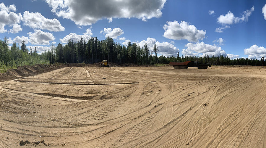 Стройплощадка скважины № 402 © Фото пресс-службы «Газпром добыча Краснодар»