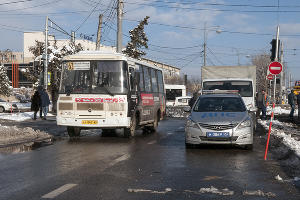 В Краснодаре начали строить трамвайную линию на улице Московской &copy;&nbsp;Фото Дмитрия Пославского, Юга.ру