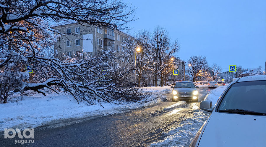 Зима в Краснодаре &copy;&nbsp;Фото Александры Прохоренковой-Аксеновой, Юга.ру
