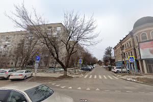 Угол улиц Рылеева и Аэродромной в Краснодаре © Скриншот сайта Google.com/maps