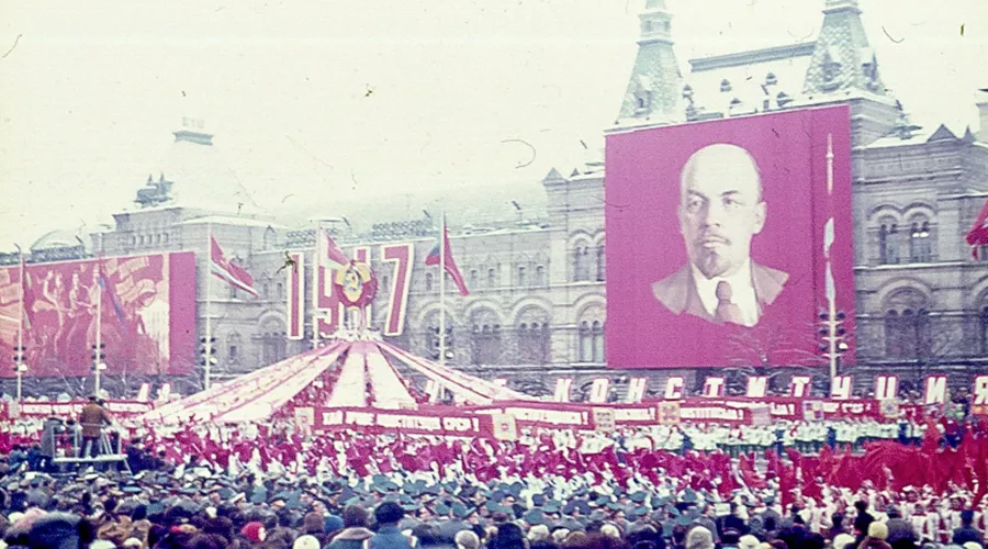 Празднование годовщины Октябрьской революции, Москва, 7 ноября 1977 года &copy;&nbsp;Фото Szilas, wikimedia.org (Public Domain)