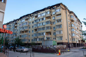 В Краснодаре в ночном пожаре в многоэтажке сгорело 64 квартиры &copy;&nbsp;Фото Дмитрия Пославского, Юга.ру