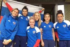 Женская сборная России по футболу &copy;&nbsp;Фото из аккаунта женской сборной России по футболу в Twitter, twitter.com/WomenRussia