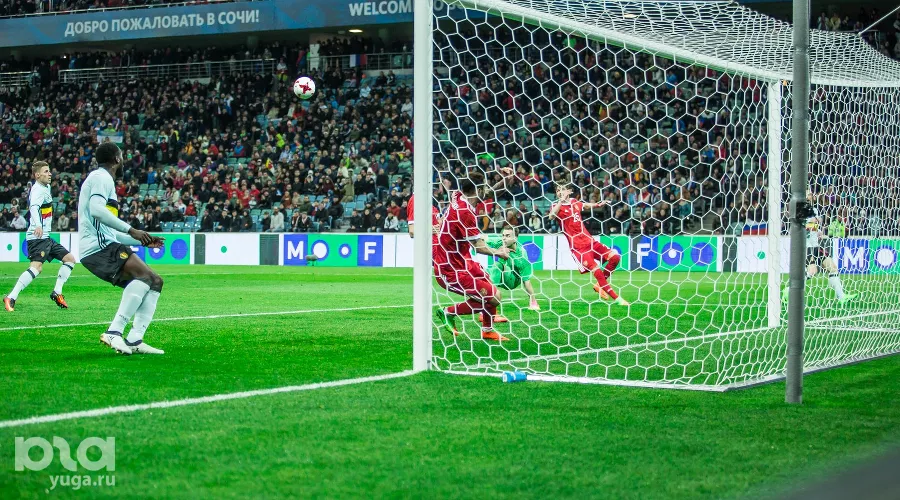 Товарищеский матч Россия — Бельгия на обновленном стадионе «Фишт» в Сочи &copy;&nbsp;Фото Евгения Резника, Юга.ру