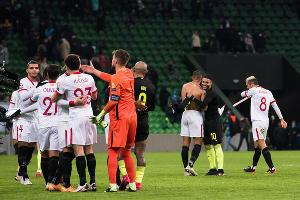 Матч «Краснодар» — «Севилья», Краснодар, 25 ноября 2020 года &copy;&nbsp;Фото Елены Синеок, Юга.ру