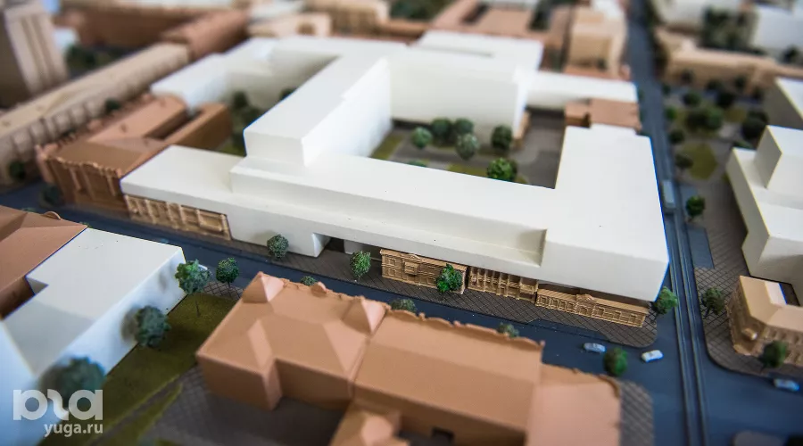 Макет центральной части Краснодара &copy;&nbsp;Фото Елены Синеок, Юга.ру