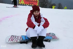 Открытие горнолыжного сезона на курорте "Роза Хутор" в Сочи &copy;&nbsp;Ирина Лукьяшко. ЮГА.ру