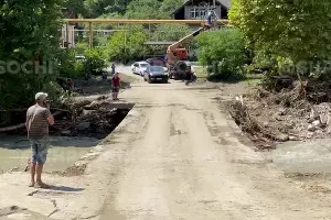  &copy;&nbsp;Скриншот видео из телеграм-канала &laquo;ЧП Сочи&raquo;, t.me/chp_sochi