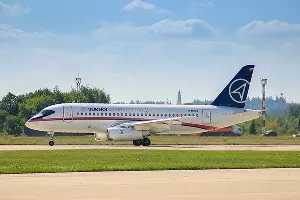 Sukhoi Superjet 100 &copy;&nbsp;Фото с сайта wikimedia.org