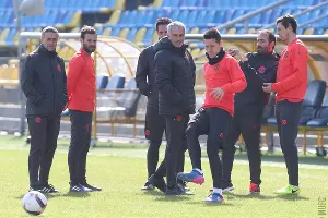 Открытая тренировка «Манчестер Юнайтед» перед матчем с «Ростовом» &copy;&nbsp;Фото пресс-службы ФК &laquo;Манчестер Юнайтед&raquo;