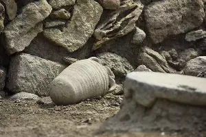 Раскопки в Фанагории. Уцелевшая гробница позднеантичной эпохи &copy;&nbsp;Фото Елены Синеок, Юга.ру