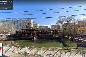 Ресторан «Робинзон», март 2021 год &copy;&nbsp;Скриншот панорамы карт Google