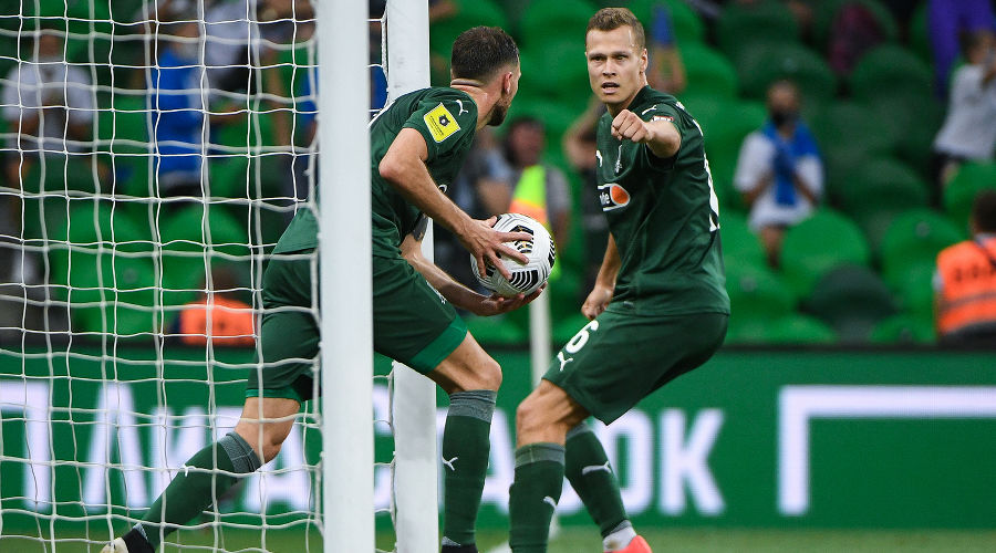 Маркус Берг и Виктор Классон &copy;&nbsp;Фото пресс-службы ФК &laquo;Краснодар&raquo;