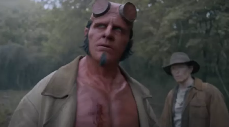 Кадр из трейлера к фильму «Хеллбой: Горбун» &copy;&nbsp;Скриншот видео с YouTube-канала &laquo;топКино&raquo;, www.youtube.com/@topKINOOO