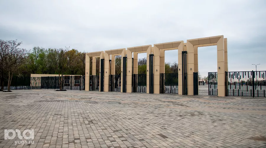 Событийная площадка на улице Обрывной &copy;&nbsp;Фото Александра Гончаренко, Юга.ру