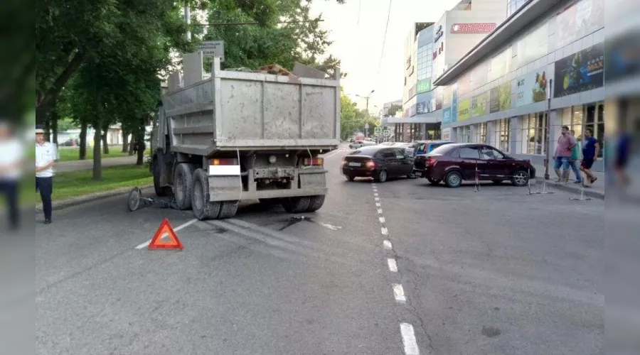 Место происшествия &copy;&nbsp;Фото ОПБДД УГИБДД по Ставропольскому краю