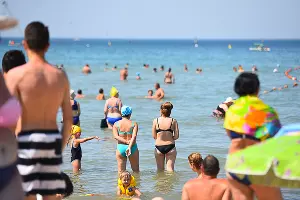 Пляж в Анапе &copy;&nbsp;Фото Елены Синеок, Юга.ру