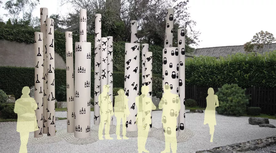 Виктор Линский, «Столпы» &copy;&nbsp;Эскиз предоставлен КЦ &laquo;Типография&raquo;