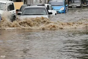 Ливень в Краснодаре &copy;&nbsp;Фото Михаила Ступина, Юга.ру